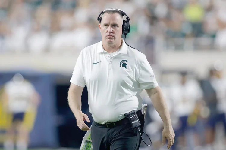 Big Ten’s top game has MSU’s coach trying for another Notre Dame upset